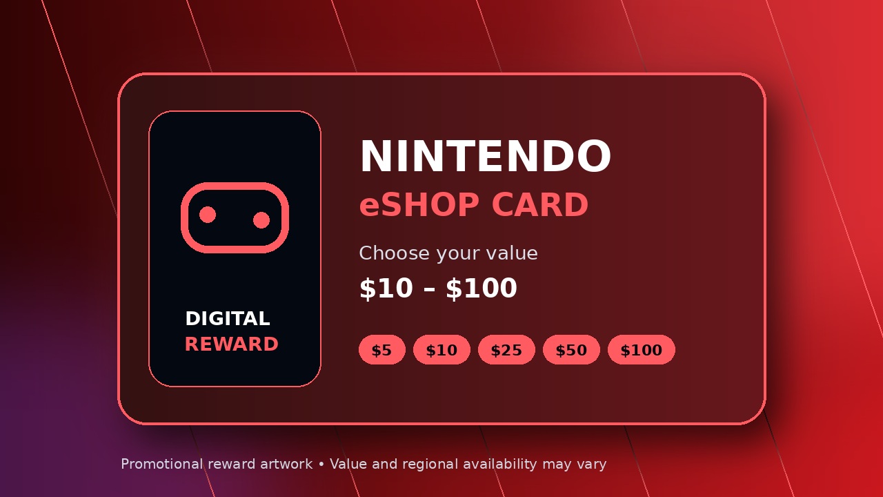 Nintendo eShop Gift Card screenshot